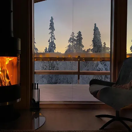 아파트 Lakeside Ruka, Peaceful With Nature Views *