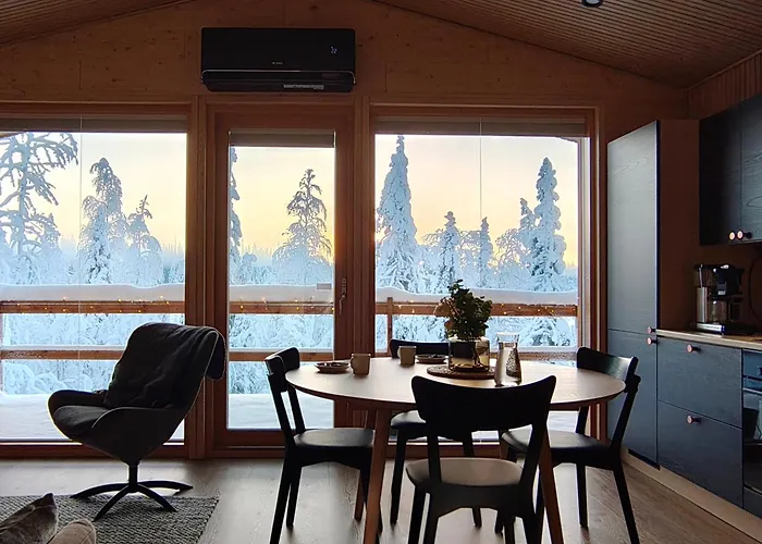 아파트 Lakeside Ruka, Peaceful With Nature Views 루카