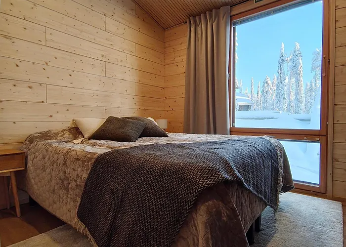 아파트 Lakeside Ruka, Peaceful With Nature Views *